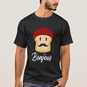 Camiseta Bonjour Toast French Comida