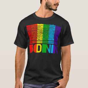 Camiseta Bonn Pride Bonn LGBT Gift LGBTQ Apoiante Teerão