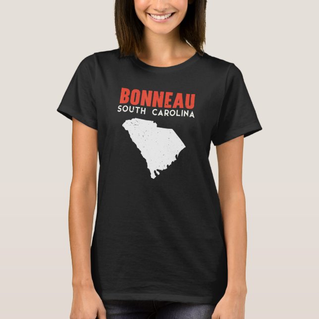 Camiseta Bonneau South Carolina USA State America Travel (Frente)