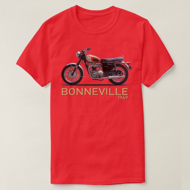 Camiseta Bonneville T120 1969 (Frente do Design)