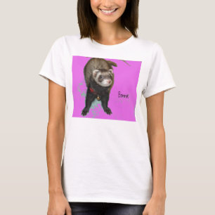 Camiseta Bonnie no t-shirt cor-de-rosa