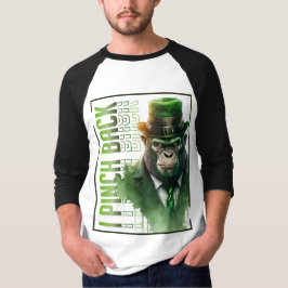 Camiseta Bono Chimp "I Pinch Back" 3/4 Capa T-Shirt