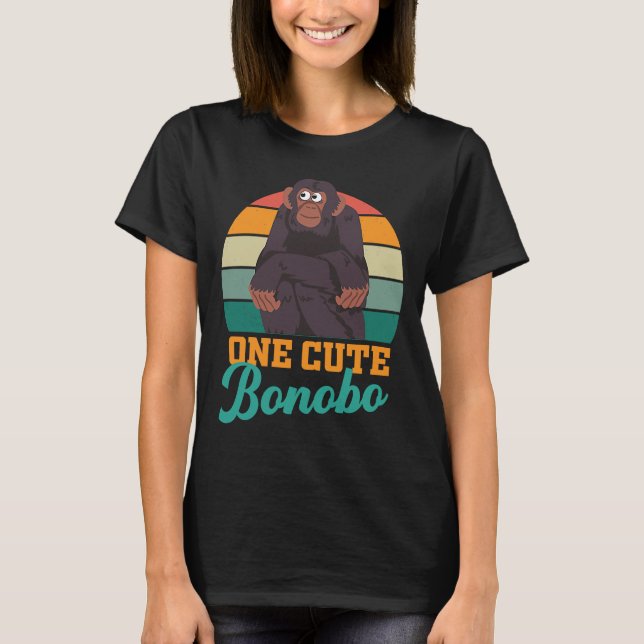Camiseta Bonobo chimpanzé chimpanzé Dia Mundial do Bonobo (Frente)