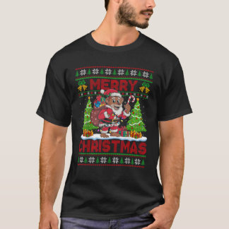 Camiseta Bonobo Xmas Tree Luzes Feias Papais noeis Bonobo C