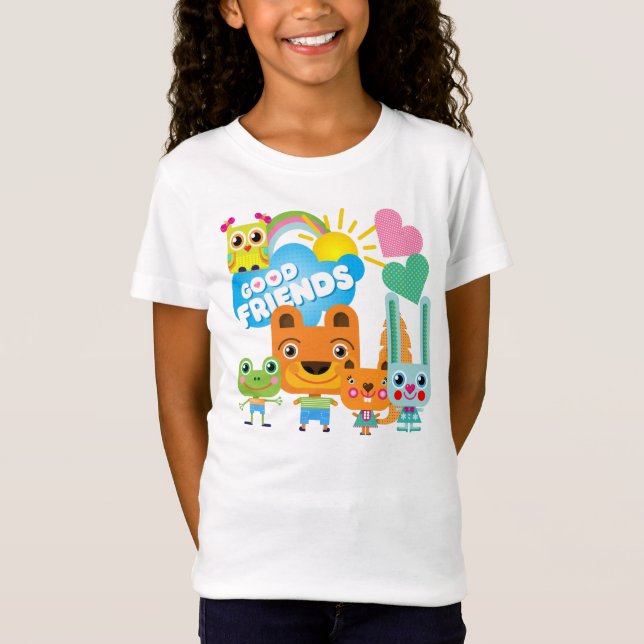 Camiseta Bons Amigos Animais (Frente)