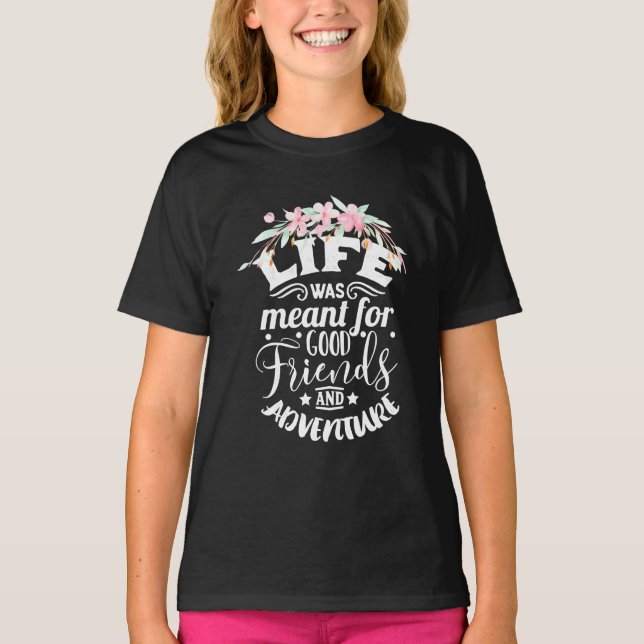 Camiseta Bons Amigos E Aventura (Frente)