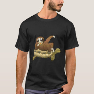 Camiseta Bons e Engraçados Animais Adoráveis Da Tartaruga A
