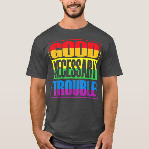 Camiseta Bons e necessários direitos LGBTQ+, orgulho LGBT M