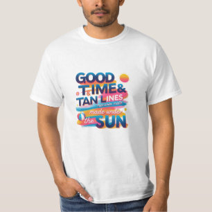 Camiseta Bons Momentos & Marcas de Sol – Feito Sob o Sol