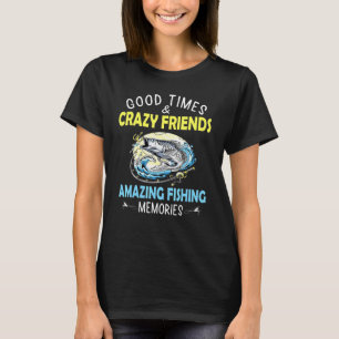 Camiseta Bons Tempos Loucos Amigos Impressionantes Memórias