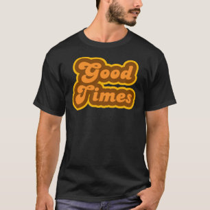 Camiseta Bons tempos - Retroativos 70 - Logotipo Essencial