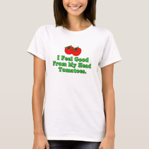 Camiseta Bons tomates principais da sensação
