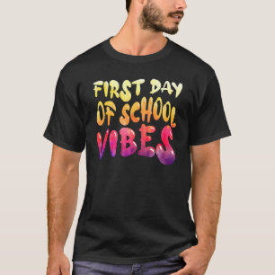 Camiseta Bons Víblias Para Meninas No Primeiro Dia Da Escol