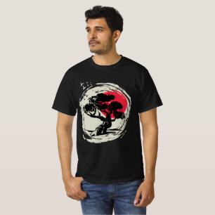 Camiseta Bonsai Art Japonês Sunset