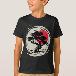 Camiseta Bonsai Art Japonês Sunset