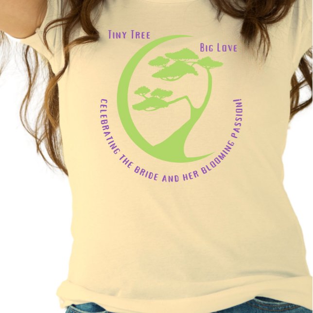 Camiseta Bonsai Bride Bachelorette 20205 (Criador carregado)