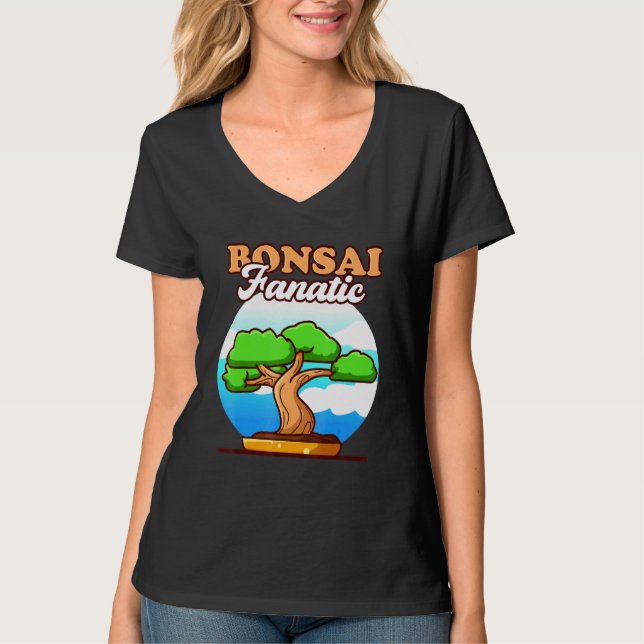 Camiseta Bonsai Fanatic Bonsai Mestre Japonês Cultura Bons (Frente)