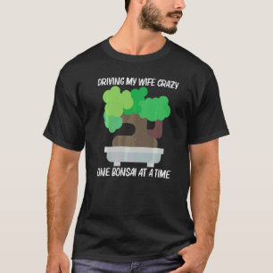 Camiseta Bonsai Legal para Homens Pai Meninos Árvore Planta