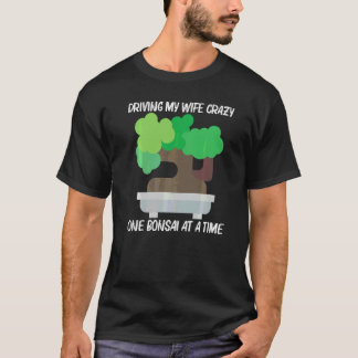 Camiseta Bonsai Legal para Homens Pai Meninos Árvore Planta