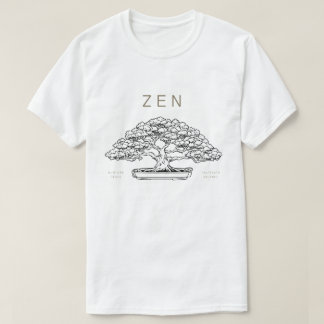 Camiseta Bonsai, minimalista do tema japonês