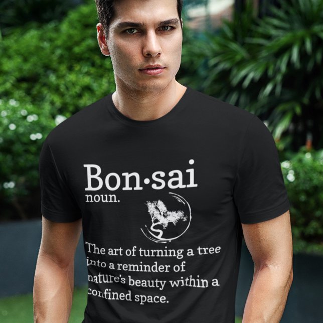 Camiseta Bonsai Tree Definition Engraçado Jardinagem Japone (Criador carregado)