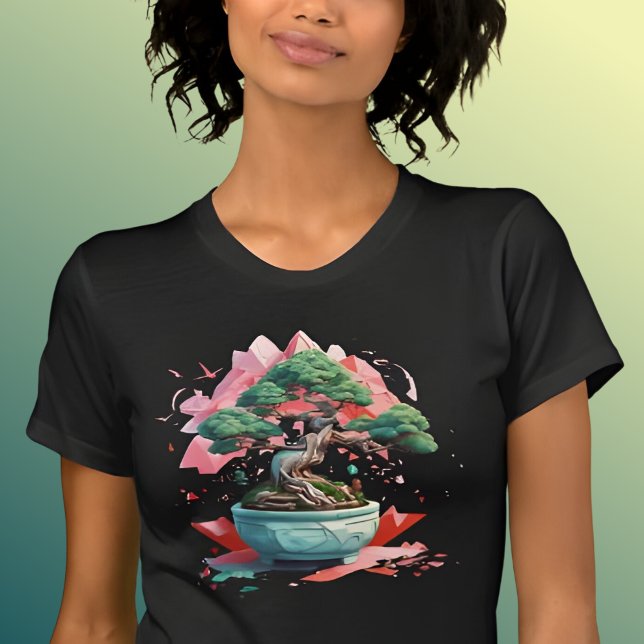 Camiseta Bonsai Tree Graphic (Criador carregado)