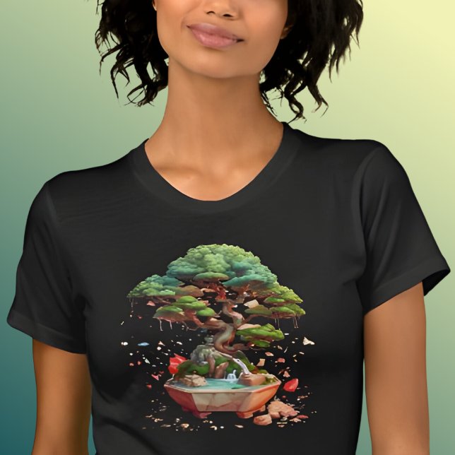 Camiseta Bonsai Tree Graphic (Criador carregado)