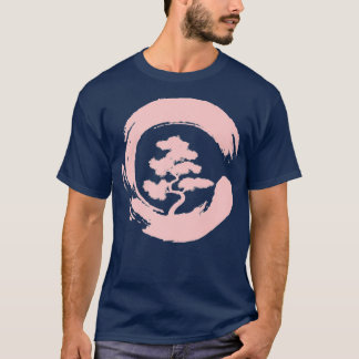 Camiseta Bonsai Tree in Enso Circle Japonês presente Zen