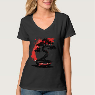 Camiseta Bonsai Tree Japonês Bonsai Tree Zen Buddhist Enso