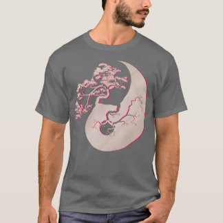 Camiseta Bonsai Tree Japonês Tradição Yin Yang Zen Yoga