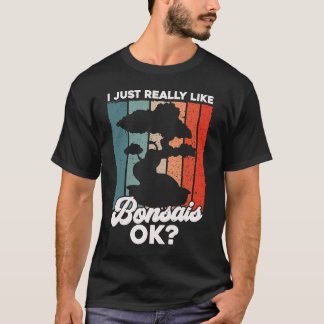 Camiseta Bonsai Tree Owner, Eu Gosto Muito De Bonmas Ok
