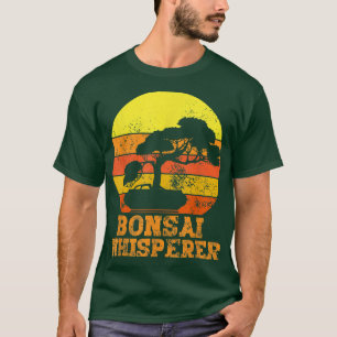 Camiseta Bonsai Whisperer Engraçado Japonês Bonsai Tree ove
