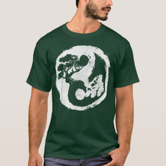 Camiseta Bonsai Yin Yang Símbolo Zen Japonês Budismo
