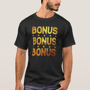Camiseta Bonus Bonus Bonus Casino Sortudos Jogo Winn