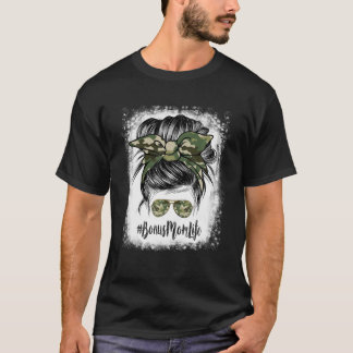 Camiseta Bonus Branqueado Mãe Camo Óculos Sunglass Bandana