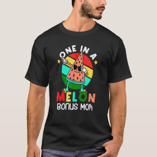 Camiseta Bônus da Mamãe Um na Melancia Família Dabbing Mela