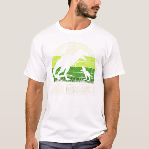 Camiseta Bonus Dadsaurus T Rex 2 Dois Filhos Dinossauros Pa