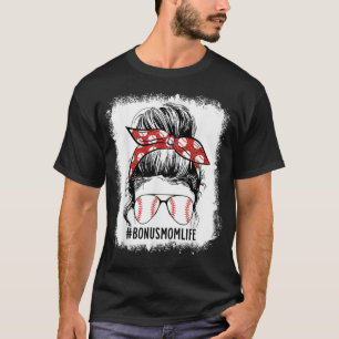 Camiseta Bônus de Baseball Sangrado Mãe Bônus de Arma Me