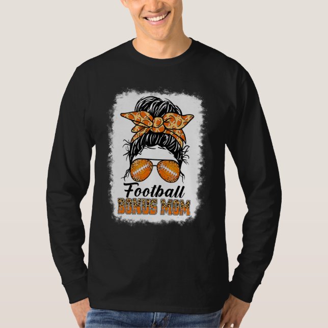 Camiseta Bônus De Futebol Sangrado Mamãe Mensagem Jogo Mal (Frente)