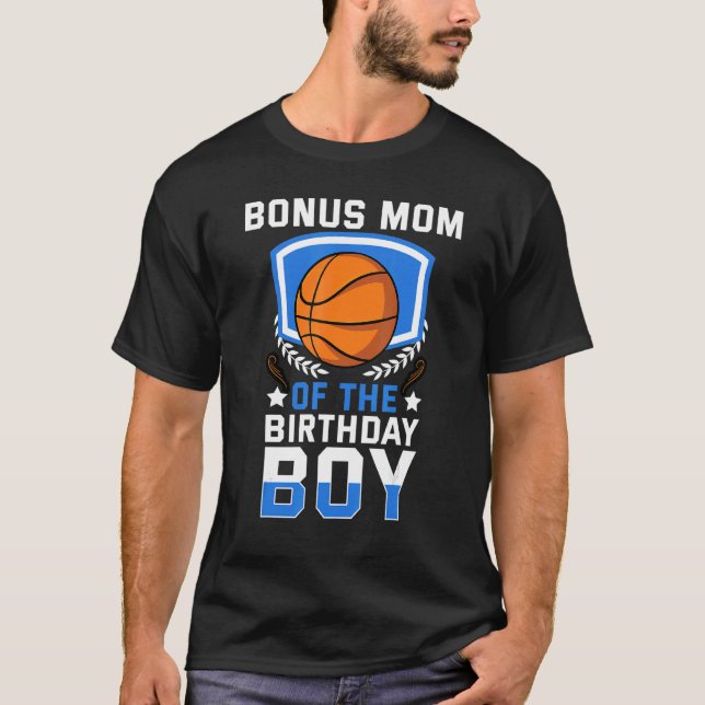 Camiseta Bonus Mãe Da Família De Bebê De Aniversário (Frente)