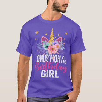 Camiseta Bonus Mãe Do Dia de as mães De Rapariga De Anivers