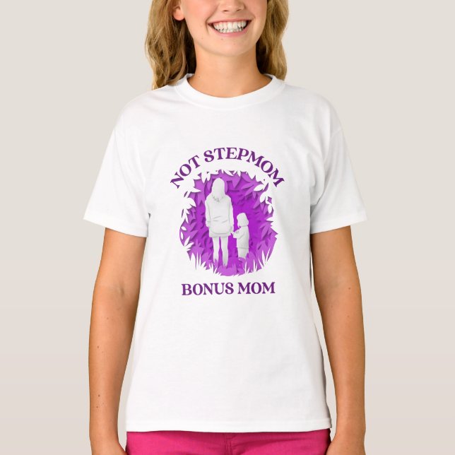 Camiseta Bonus Mãe | Presente de Dia de as mães Stepman (Frente)