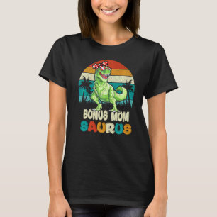 Camiseta Bonus Mãe Surus Rex Mamasaurus Stepma Corresponden