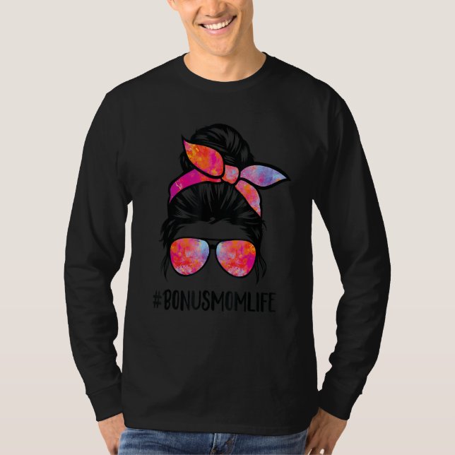 Camiseta Bonus Mãe Vida Dia de as mães Stepmama Cabelo Malu (Frente)