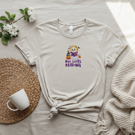 Camiseta Boo Ama Ler Professor de Halloween