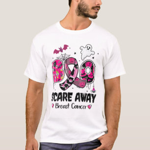Camiseta Boo Assusta-se do Guerreiro do Cancer da Mama Fris