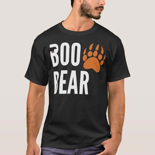 Camiseta Boo Bear, LGBT Halloween, Bear Halloween, LGBT, sp (Frente)