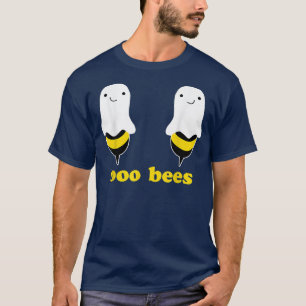 Camiseta Boo Bees Casais Halloween Figurume Engraçado 683