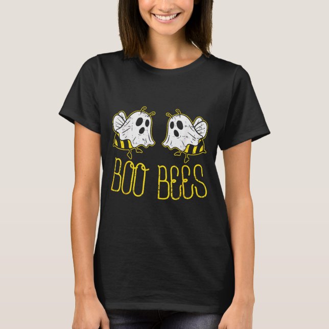 Camiseta Boo Bees Funny Couples Halloween Costume For Adult (Frente)