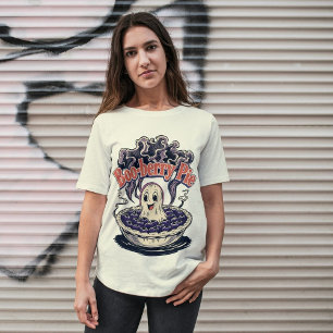 Camiseta Boo berry Pie Dia de as Bruxas engraçado Blueberry